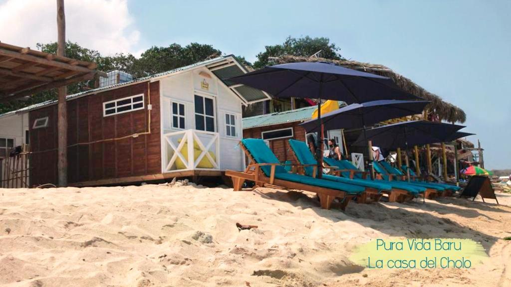 Готель Pura Vida Baru - La Casa Del Cholo Pendales Екстер'єр фото